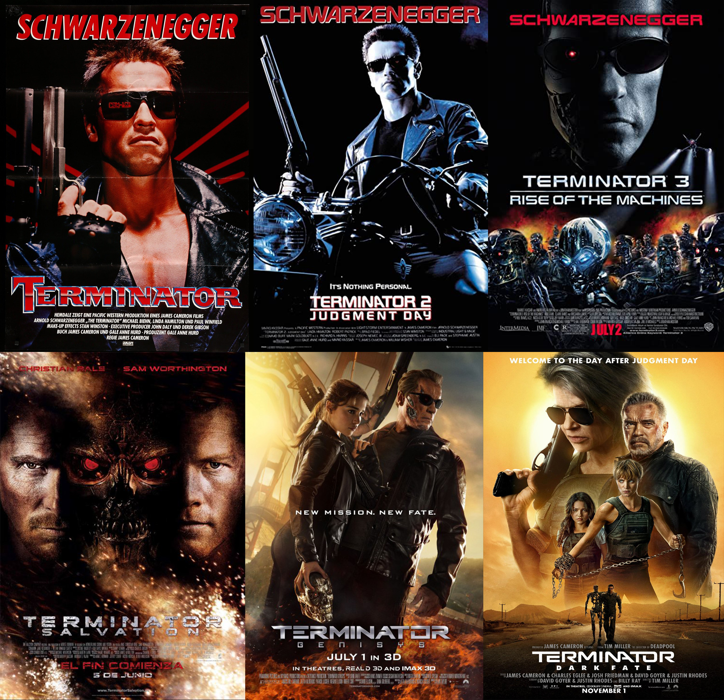 Descargar la Saga Terminator (El Exterminator) MP4 HD 720p Latino